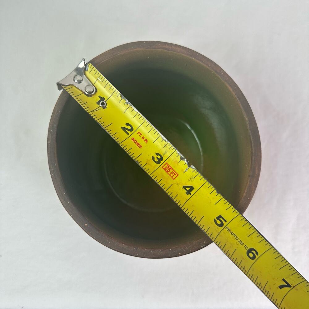 VTG Made In Mexico Native Folk Art Clay Pottery Bowl Vase Disney World Souvenir - Picture 9 of 10
